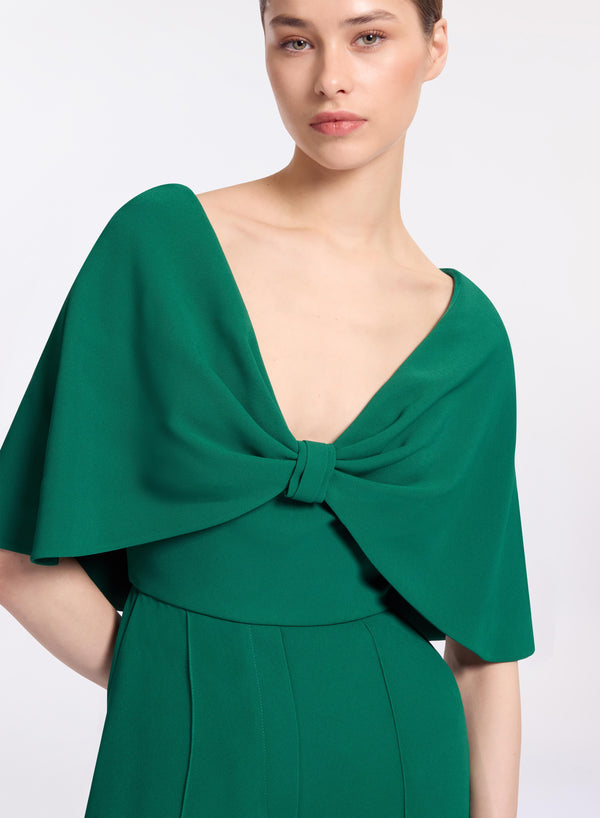 elie Saab Cady Jumpsuit Absinthe Green