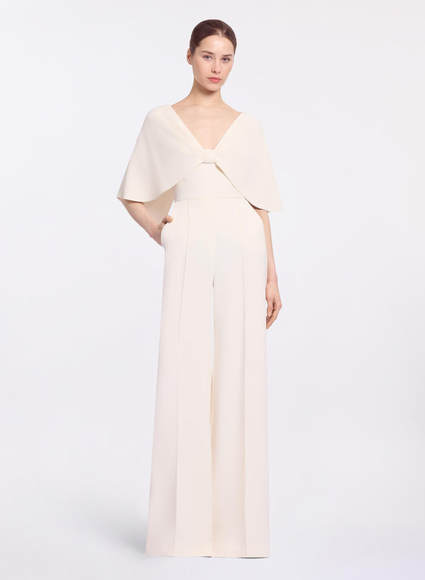 elie saab Cady jumpsuit Powder White