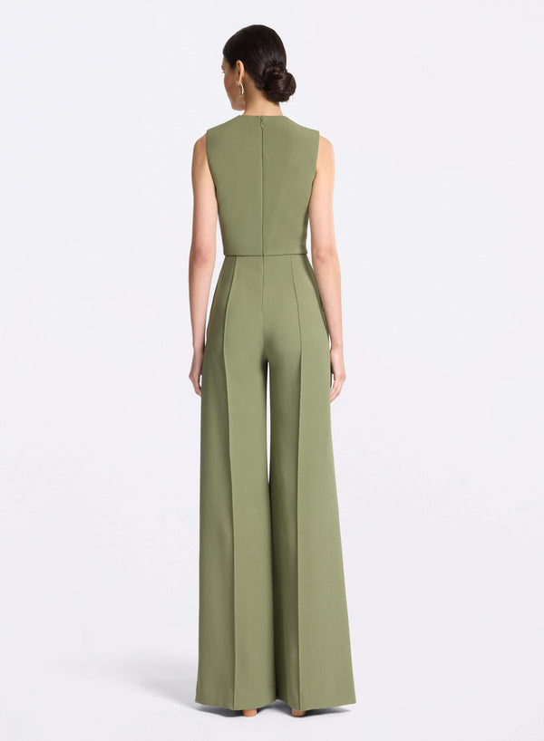 Elie Saab Cady Jumpsuit Savannah Green