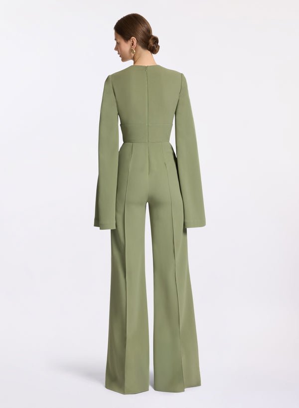 Elie Saab Cady Jumpsuit Savannah Green