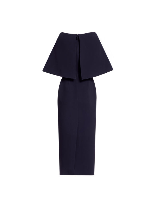 Elie Saab Cady Midi Dress Black