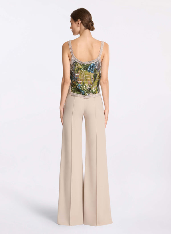 Elie Saab Cady Pants Sand Gazelle