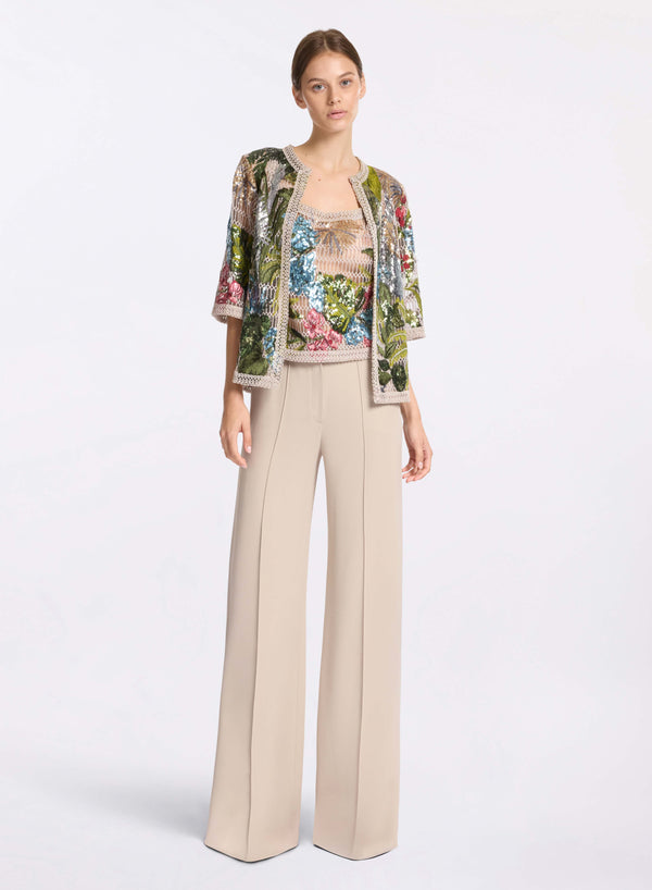 elie saab Cady pants Sand Gazelle