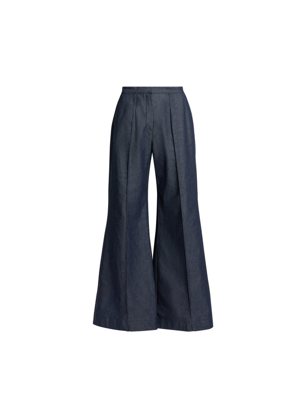 Elie Saab Denim Pants Empire Blue