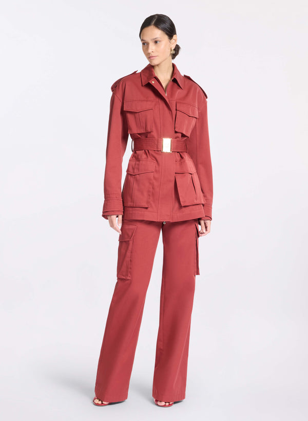 elie saab Gabardine pants Fireball Lily