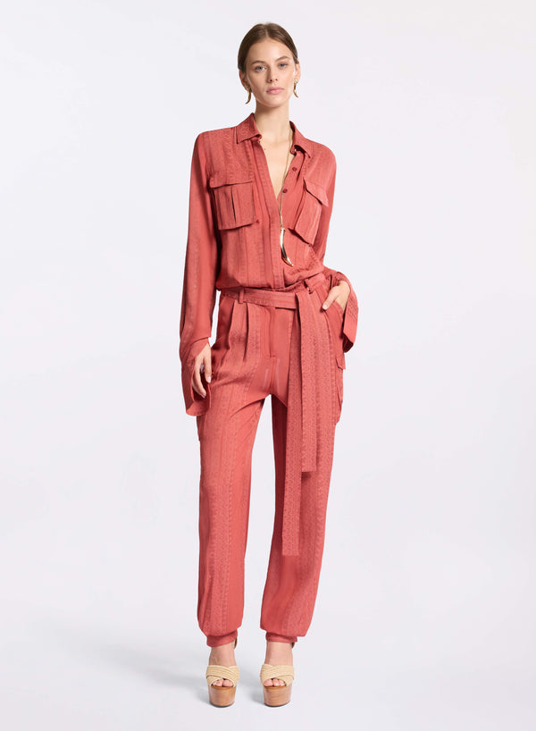 elie saab Jacquard shirt Fireball Lily