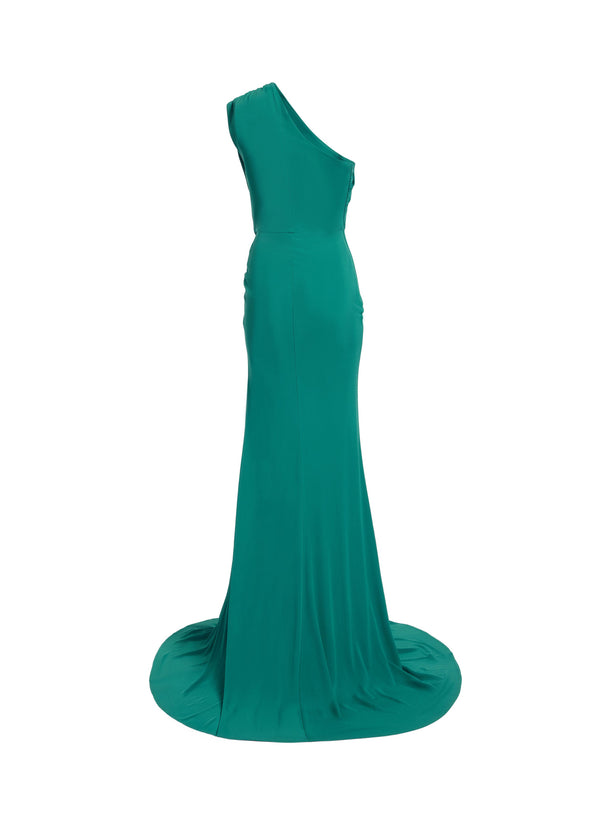Elie Saab Jersey Long Dress Absinthe Green