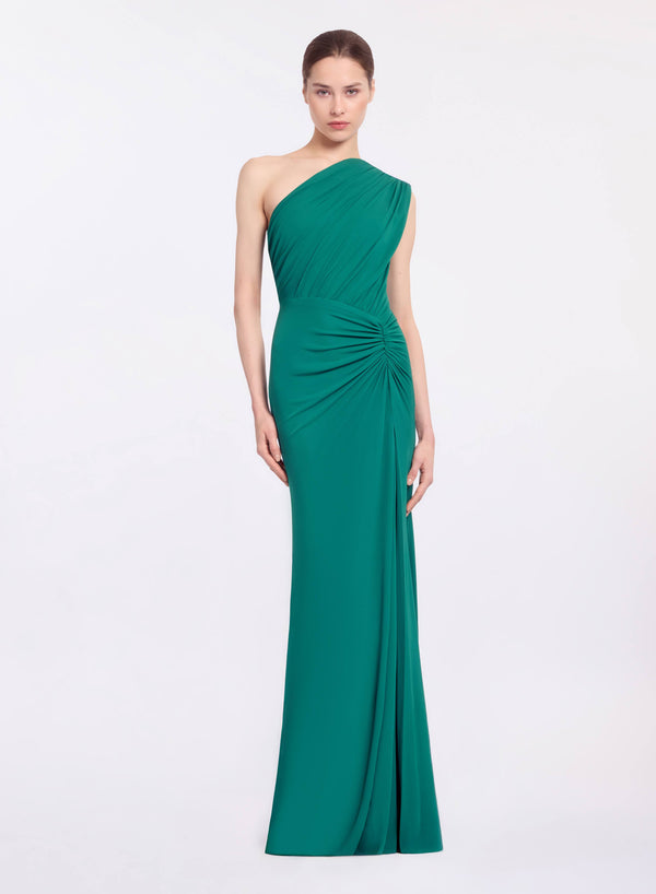 elie saab Jersey long dress Absinthe Green