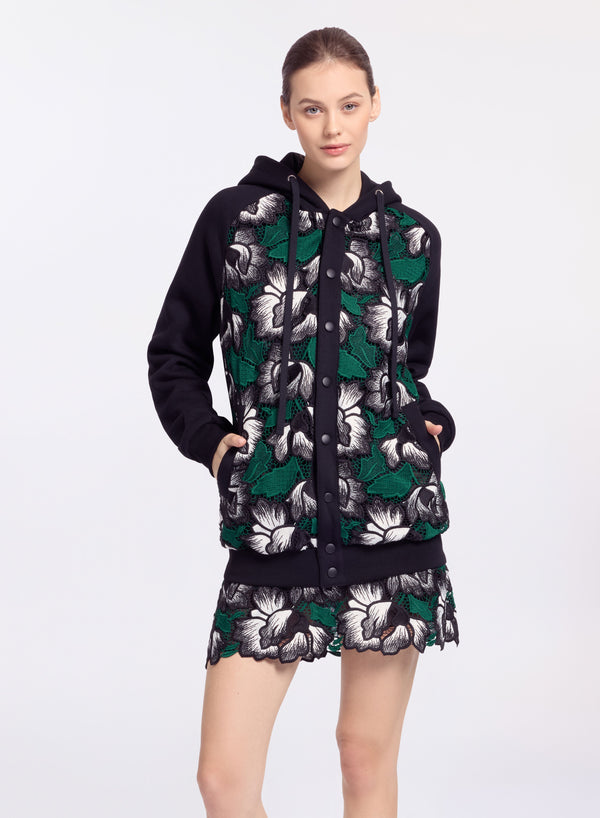 elie saab Macramé bomber Multicolor