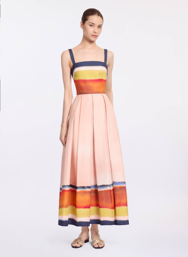 elie saab Printed cotton midi dress Rothko Print