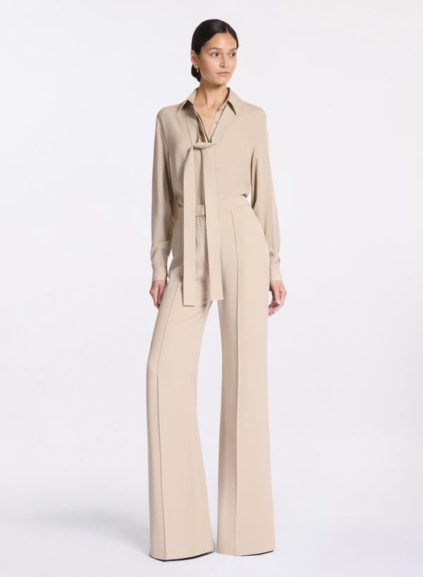 elie saab Silk shirt Elephant Grey