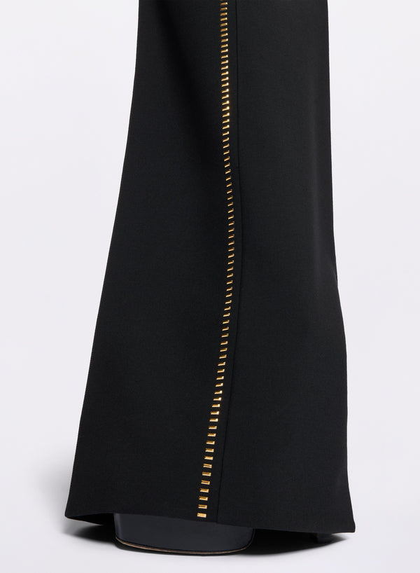 Elie Saab Stud Embellished Pants Black