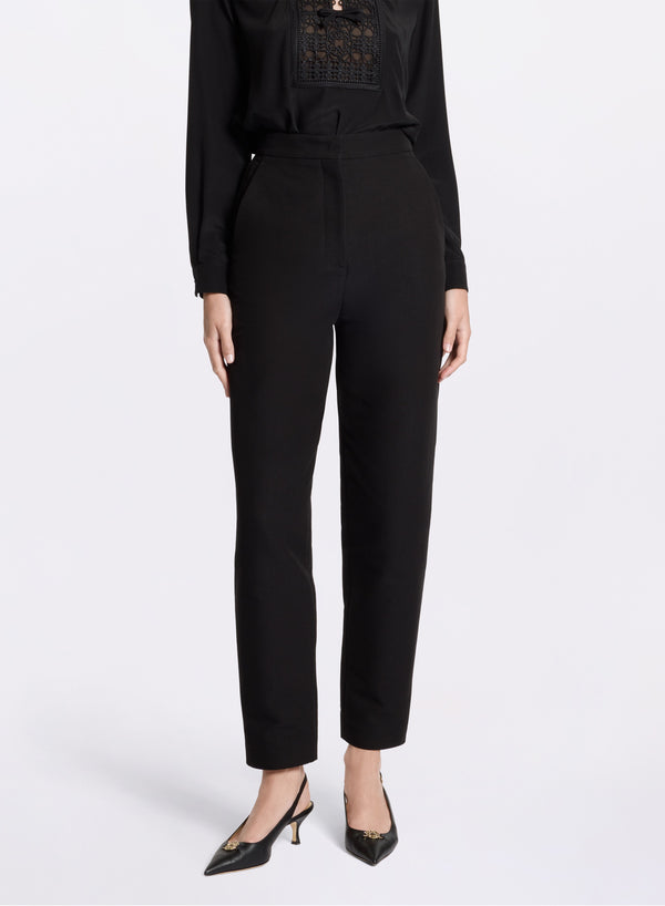 Elie Saab Tapered Leg Trousers Black