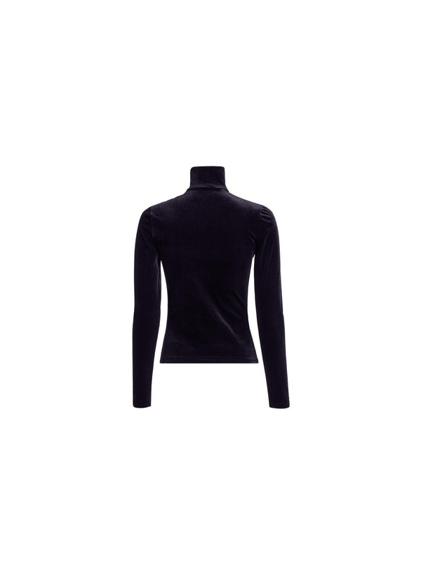 Elie Saab Velvet Top Black