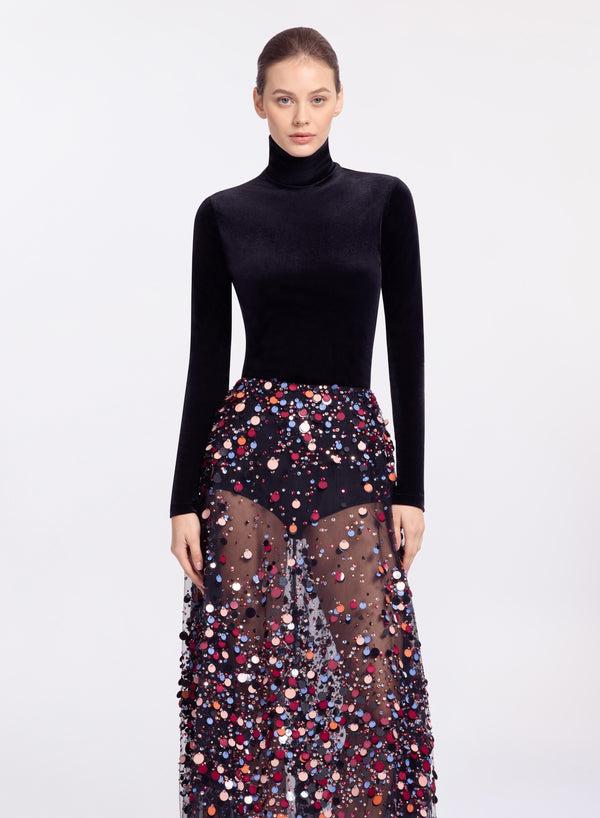 elie saab Velvet top Black elie saab Velvet top Black