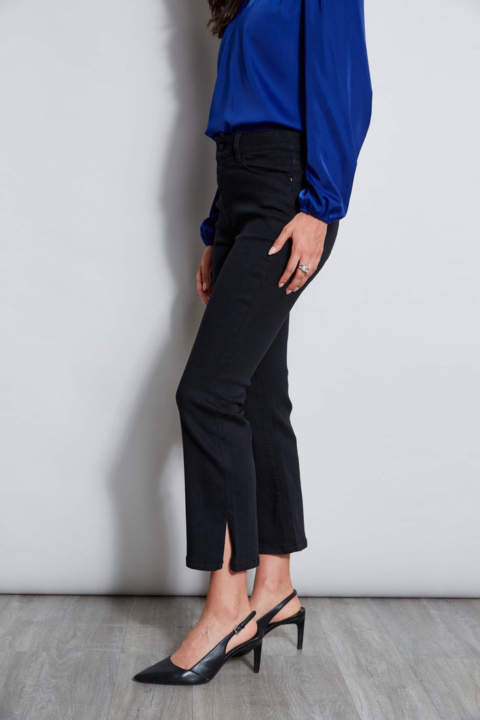 Elie Tahari 28" Denim Skinny Jeans BLACK RINSE WASH