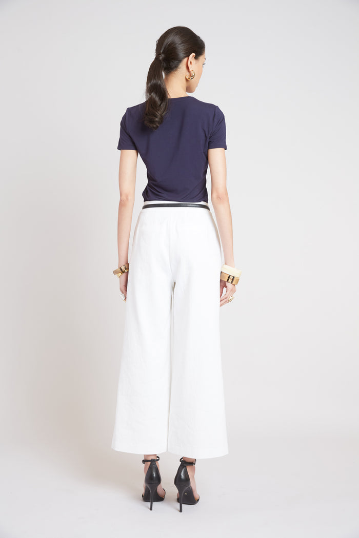 Elie Tahari Asymmetric Knot T-Shirt STARGAZER
