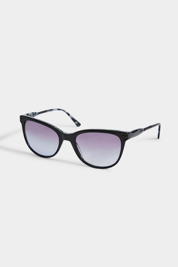 Elie Tahari Classic Round Sunglasses BLACK