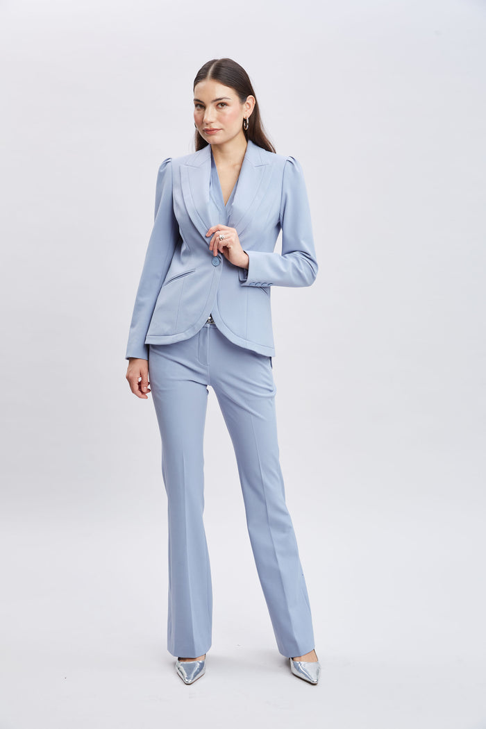 Elie Tahari Contour Blazer BLUE HAZE
