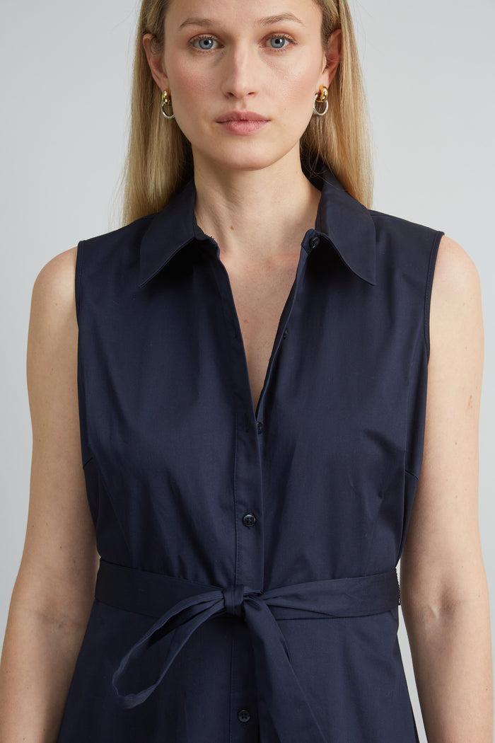 Elie Tahari Cotton Lace Hem Dress STARGAZER