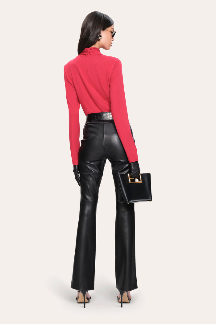 Elie Tahari Kaia Twist Knit CRANBERRY