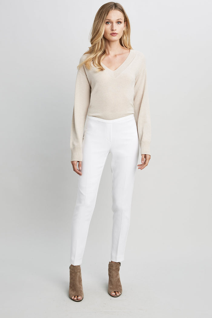 elie tahari Marcia Pant Optic White
