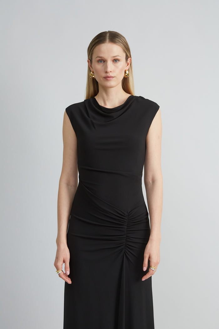 Elie Tahari Matte Jersey Dress BLACK