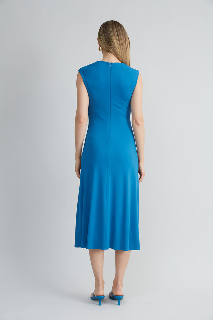 Elie Tahari Matte Jersey Dress OCEAN