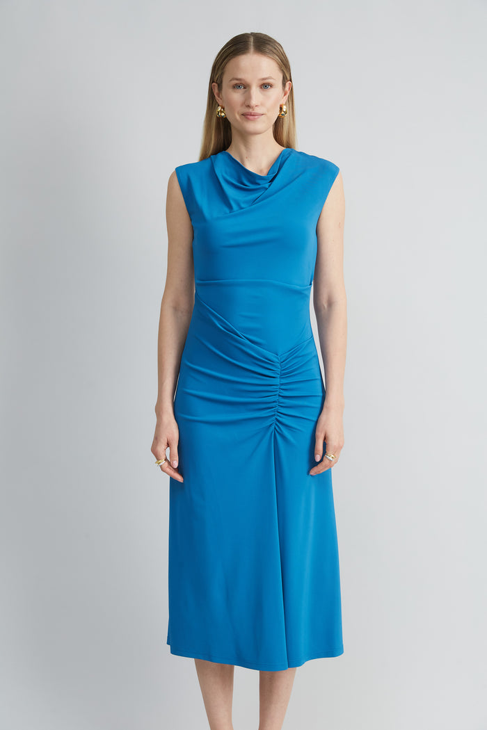 Elie Tahari Matte Jersey Dress OCEAN