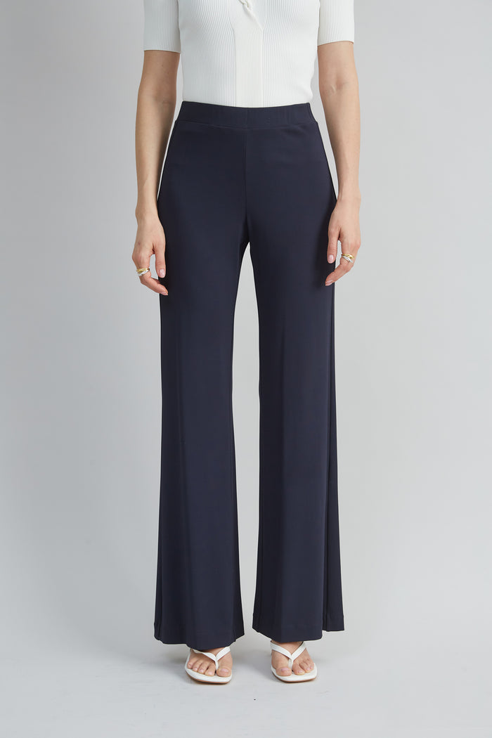 elie tahari Matte Jersey Wide Leg Pant INDIGO