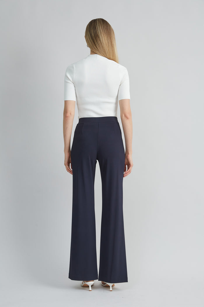Elie Tahari Matte Jersey Wide Leg Pant INDIGO
