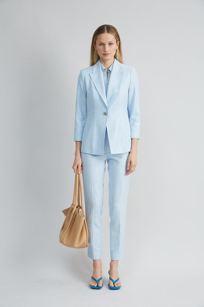 Elie Tahari Mélange Blazer MIST BLUE