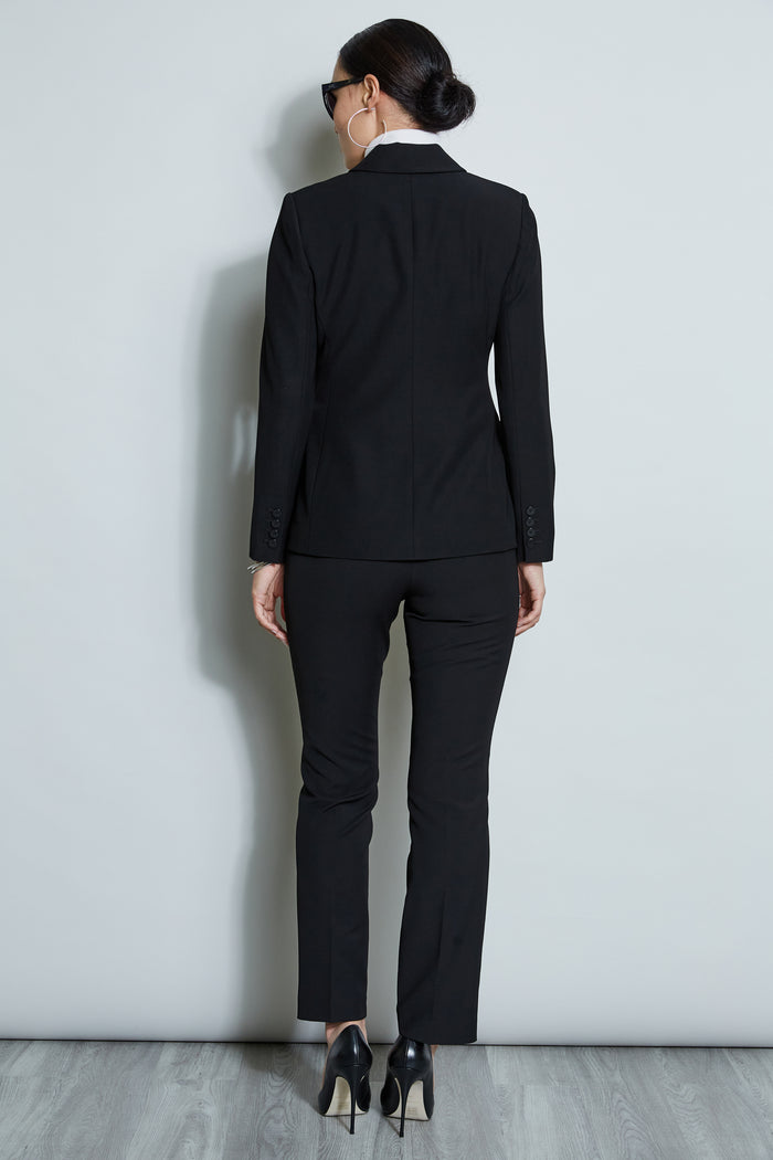 Elie Tahari One Button Blazer NOIR
