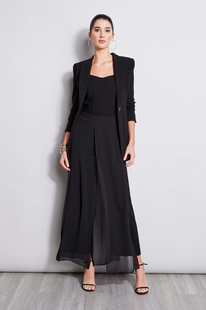 Elie Tahari Overlay Pant BLACK