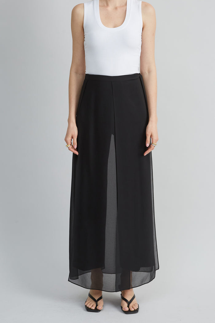 elie tahari Overlay Pant BLACK