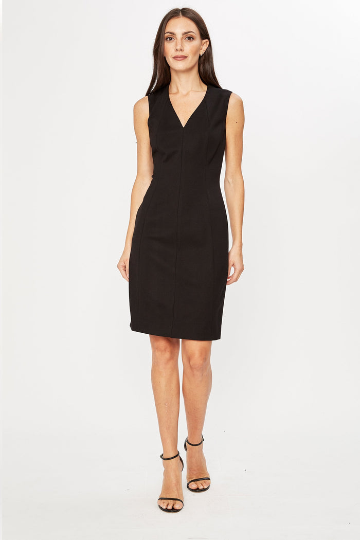 elie tahari Roanna Dress Black