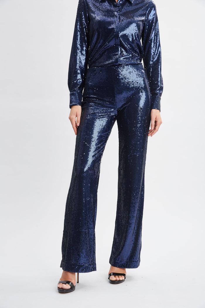 elie tahari Sequin Pant TWILIGHT