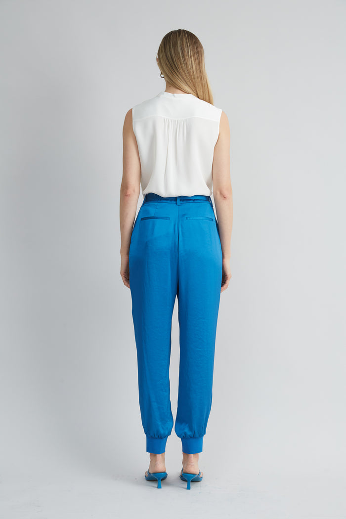 Elie Tahari Silk Chain Shirt FRESH PEARL