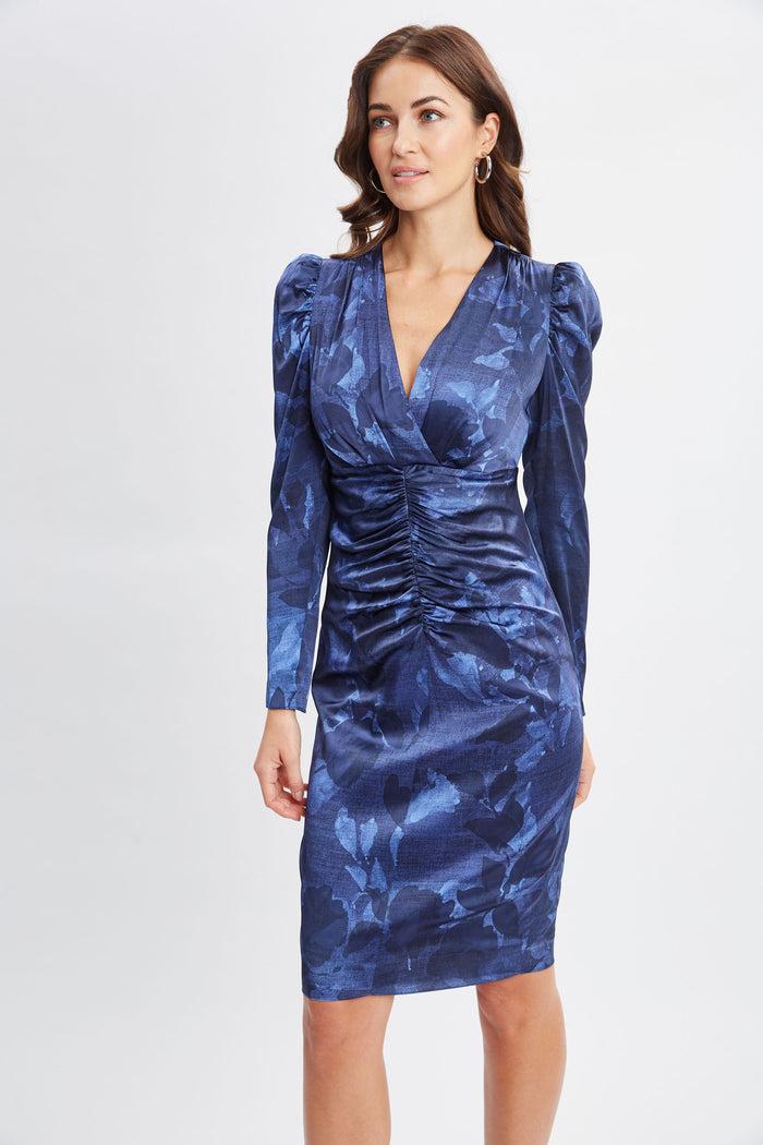 Elie Tahari Silk Night Shadow Dress MULTI