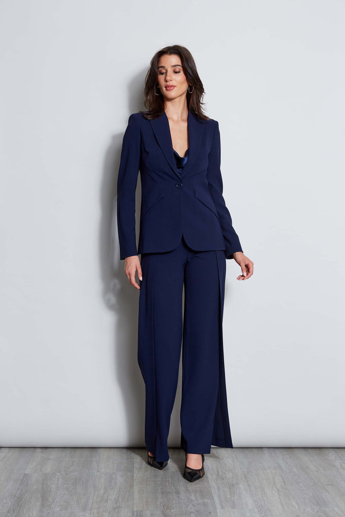 Elie Tahari Silk Satin Cami GALAXY NAVY