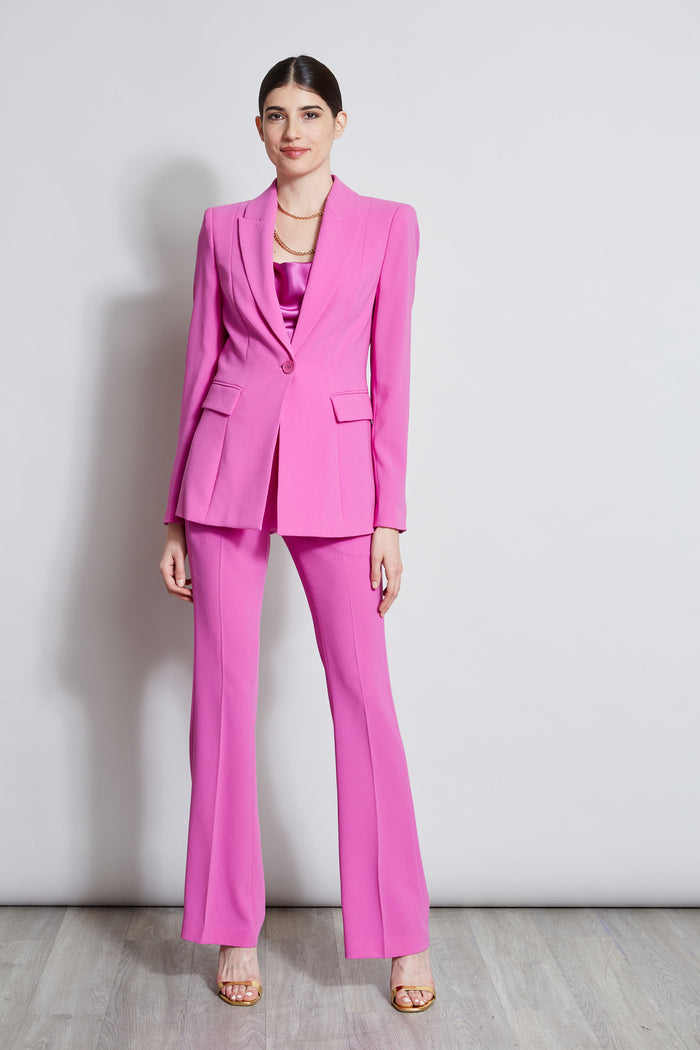 Elie Tahari Single Button Blazer PEONY