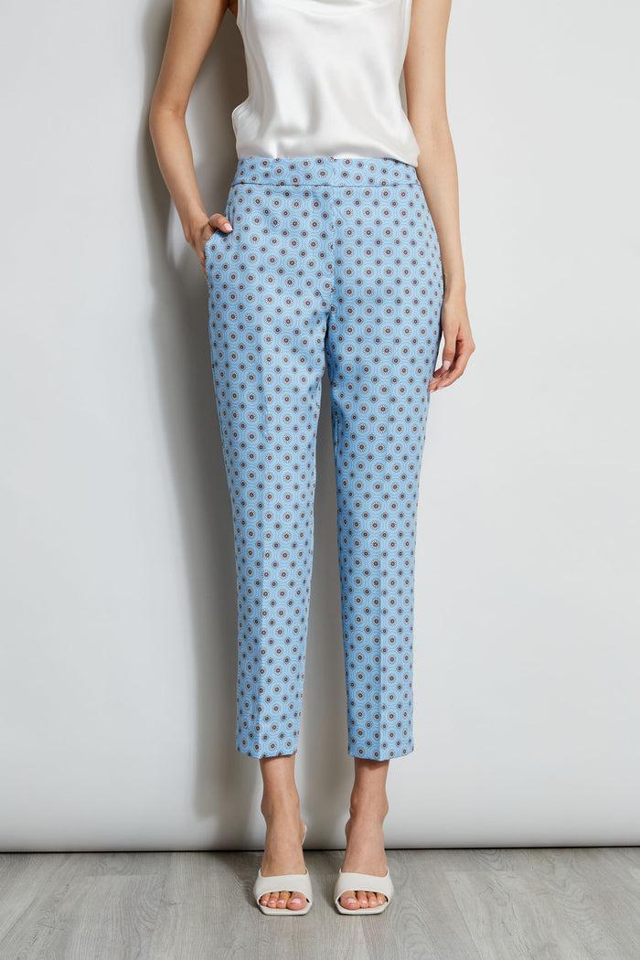 elie tahari Sun Print Pant SUN BLUE PRINT