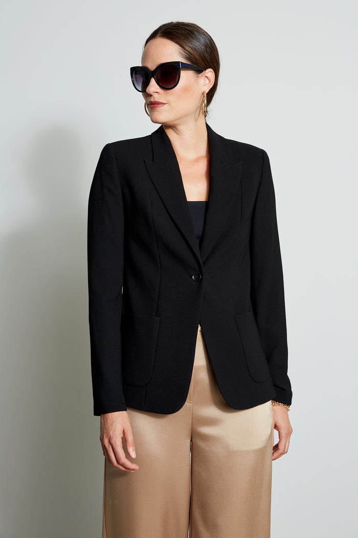elie tahari Wendy Jacket Black