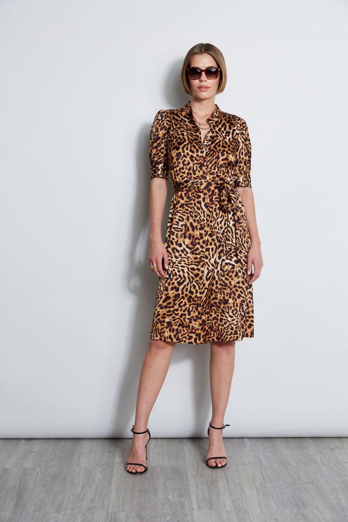 elie tahari Wildcat Shirt Dress MULTI