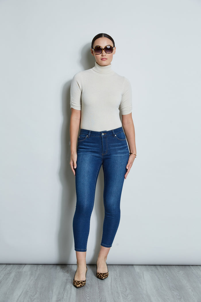 Elie Tahari Tahari 28" Skinny Denim Jeans MATOURY WASH