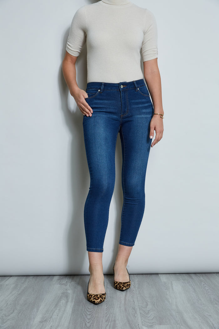 elie tahari Tahari 28" Skinny Denim Jeans MATOURY WASH