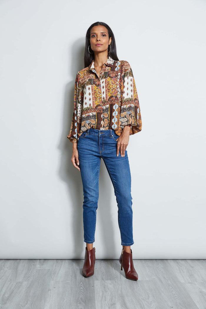 Elie Tahari Tahari Sculpt Skinny Denim Jeans RUMSHACKLE WASH
