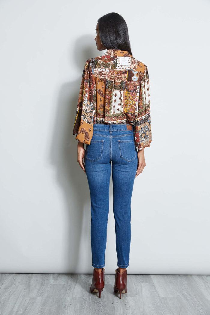 Elie Tahari Tahari Sculpt Skinny Denim Jeans RUMSHACKLE WASH