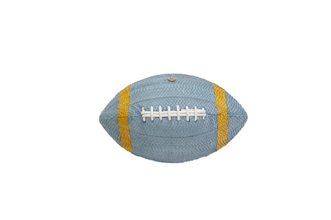 elisabeth weinstock America Football Baby Blue Yellow Watersnake