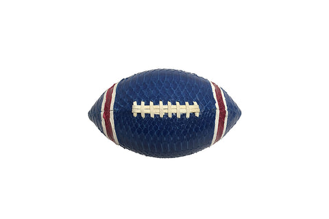 elisabeth weinstock America Football Blue/White/Red Glazed Snakeskin